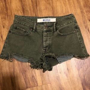 High waisted Brandy Melville jean shorts